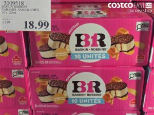 BASKIN ROBBINS CARAMEL SANDWICHES 10 X 125ML