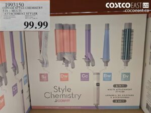 1993150 CONAIR STYLE CHEMISTRY 5 IN 1 MULTI-ATTACHMENT STYLER $99.99