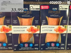 DOM RESERVE SMOKED ATLANTIC SALMON 10 X 75 G