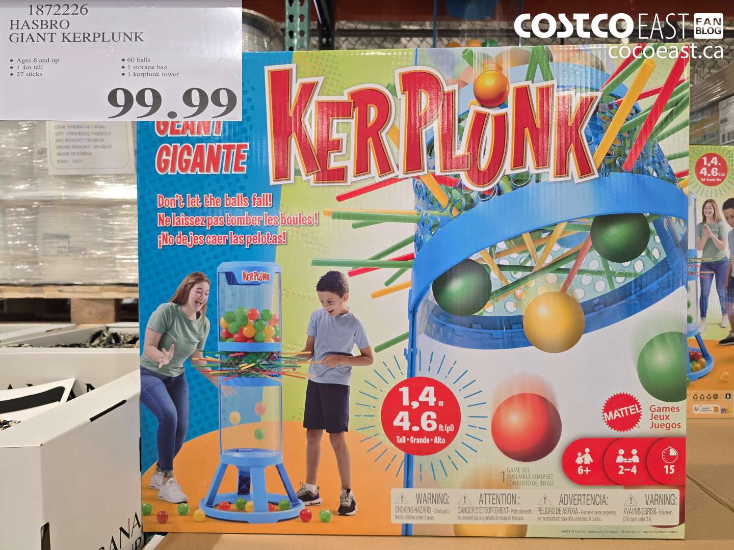 1872226 HASBRO GIANT KERPLUNK $99.99