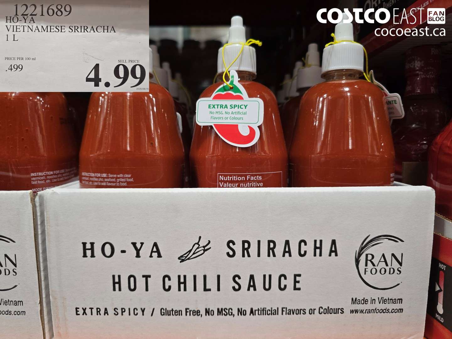 HO-YA VIETNAMESE SRIRACHA 1 L