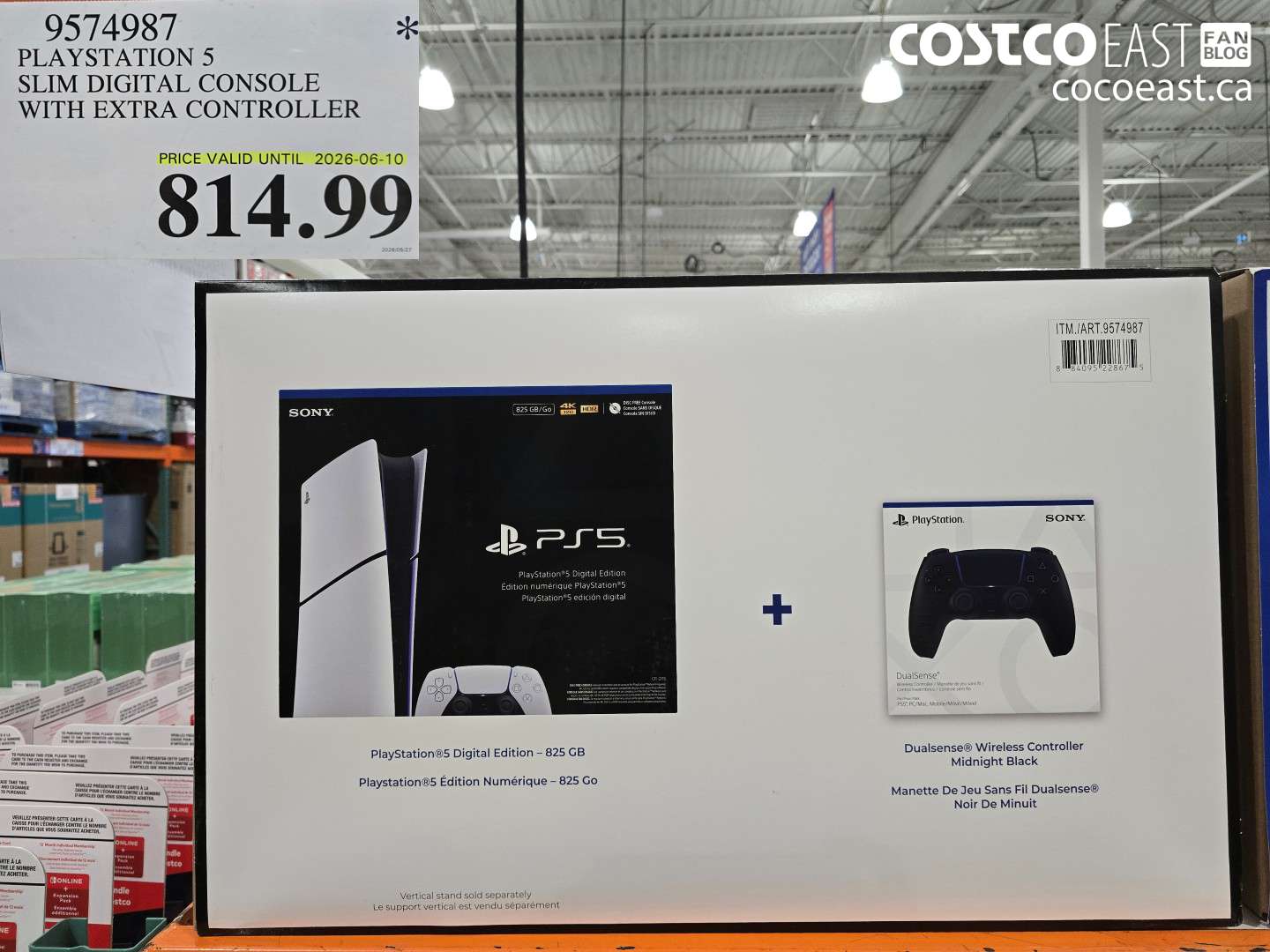 PLAYSTATION 5 SLIM DIGITAL CONSOLE WITH EXTRA CONTROLLER