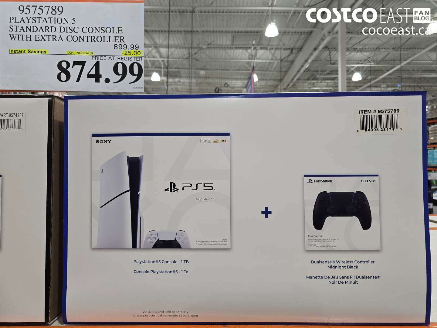PLAYSTATION 5 STANDARD DISC CONSOLE WITH EXTRA CONTROLLER