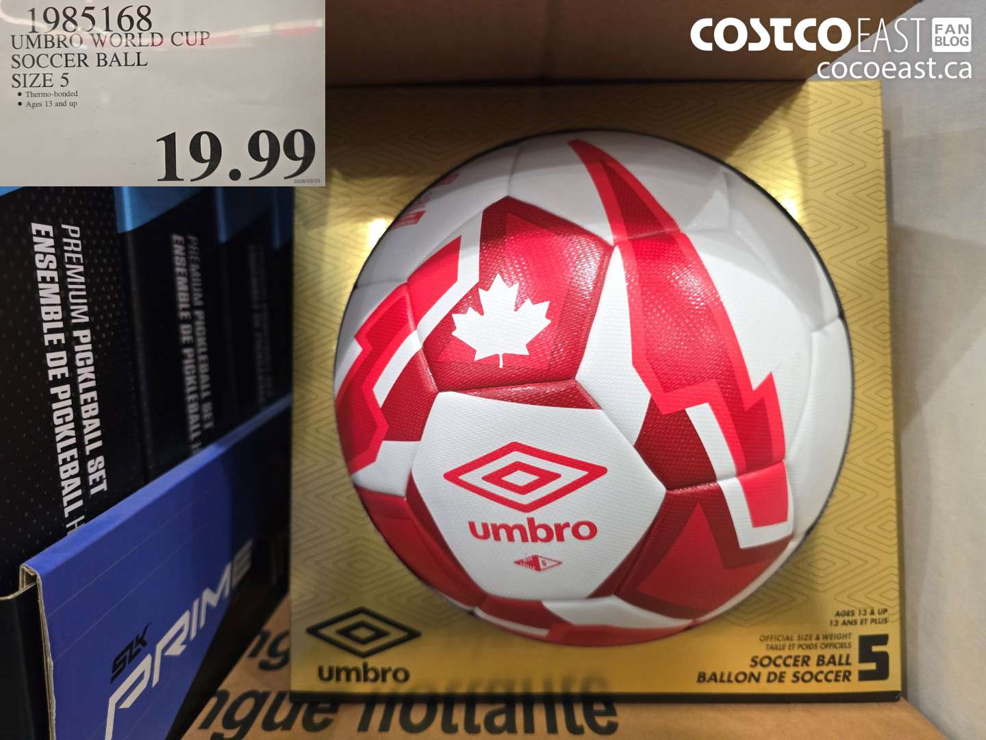 1985168 UMBRO WORLD CUP SOCCER BALL SIZE 5 $19.99