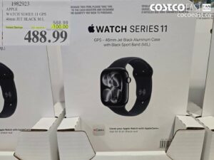 APPLE WATCH SERIES 11 GPS 46MM JET BLACK M/L