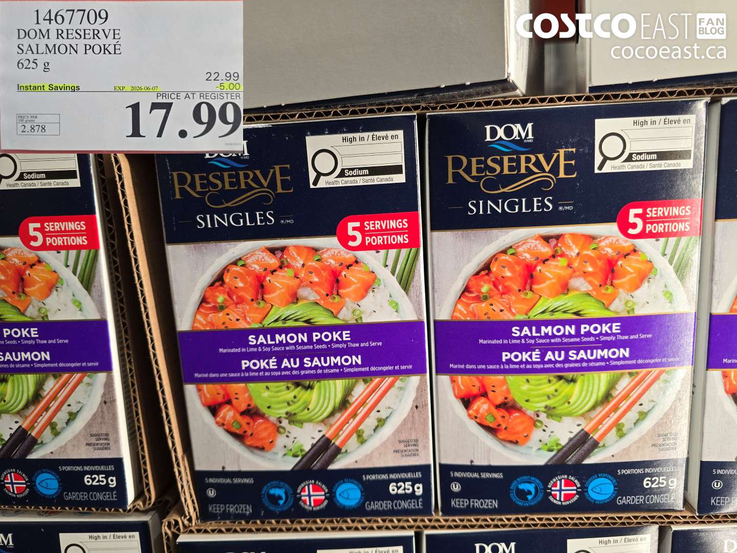 DOM RESERVE SALMON POKÉ 625 G