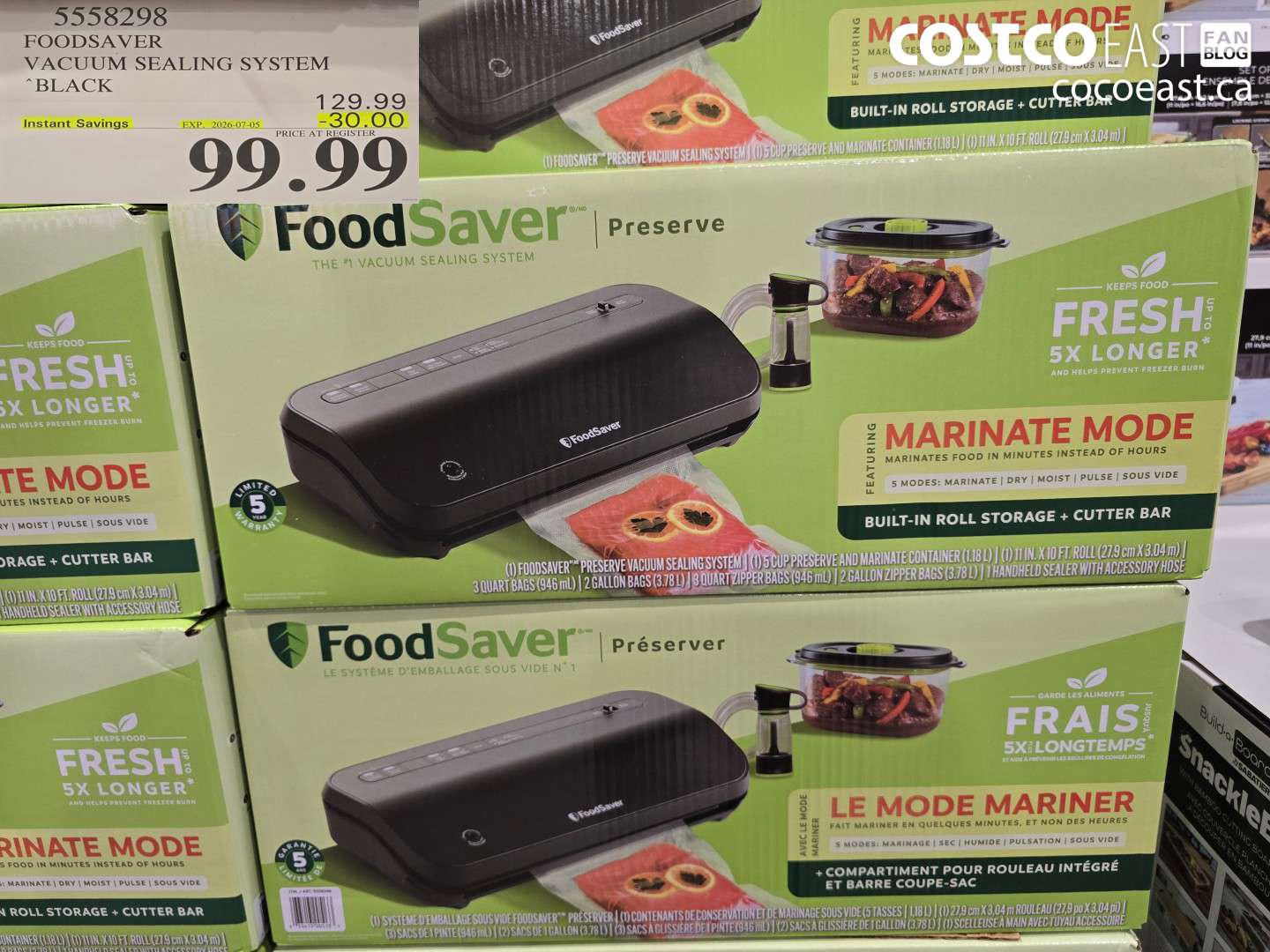 FOODSAVER VACUUM SEALING SYSTEM BLACK