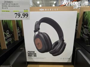 HOUSE OF MARLEY REBEL HEADPHONES BLACK