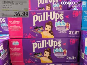 HUGGIES PULL-UPS PLUS GIRLS 2T-3T PACK OF 128