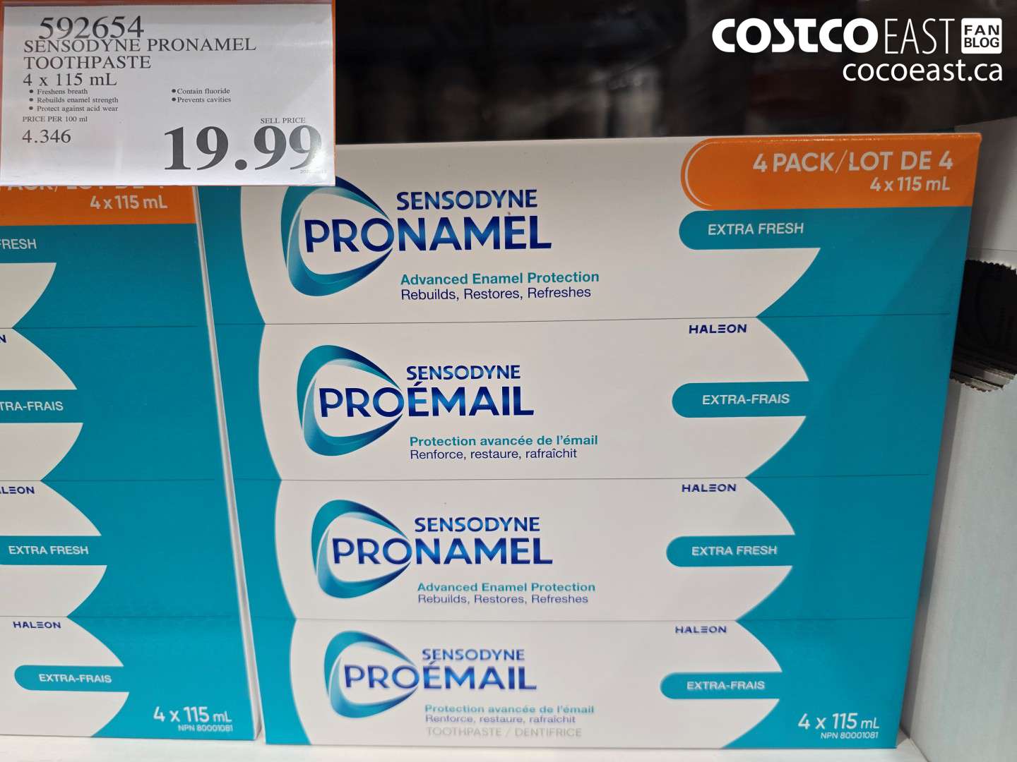 SENSODYNE PRONAMEL TOOTHPASTE 4 X 115 ML