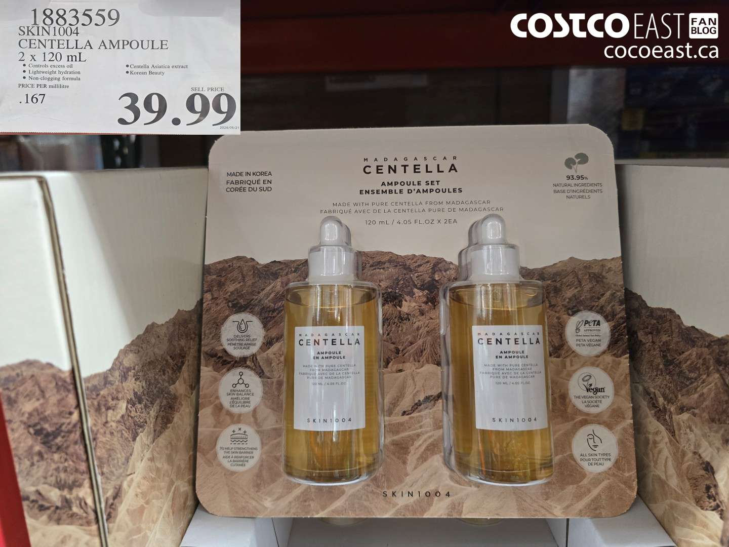 SKIN1004 CENTELLA AMPOULE 2 X 120 ML
