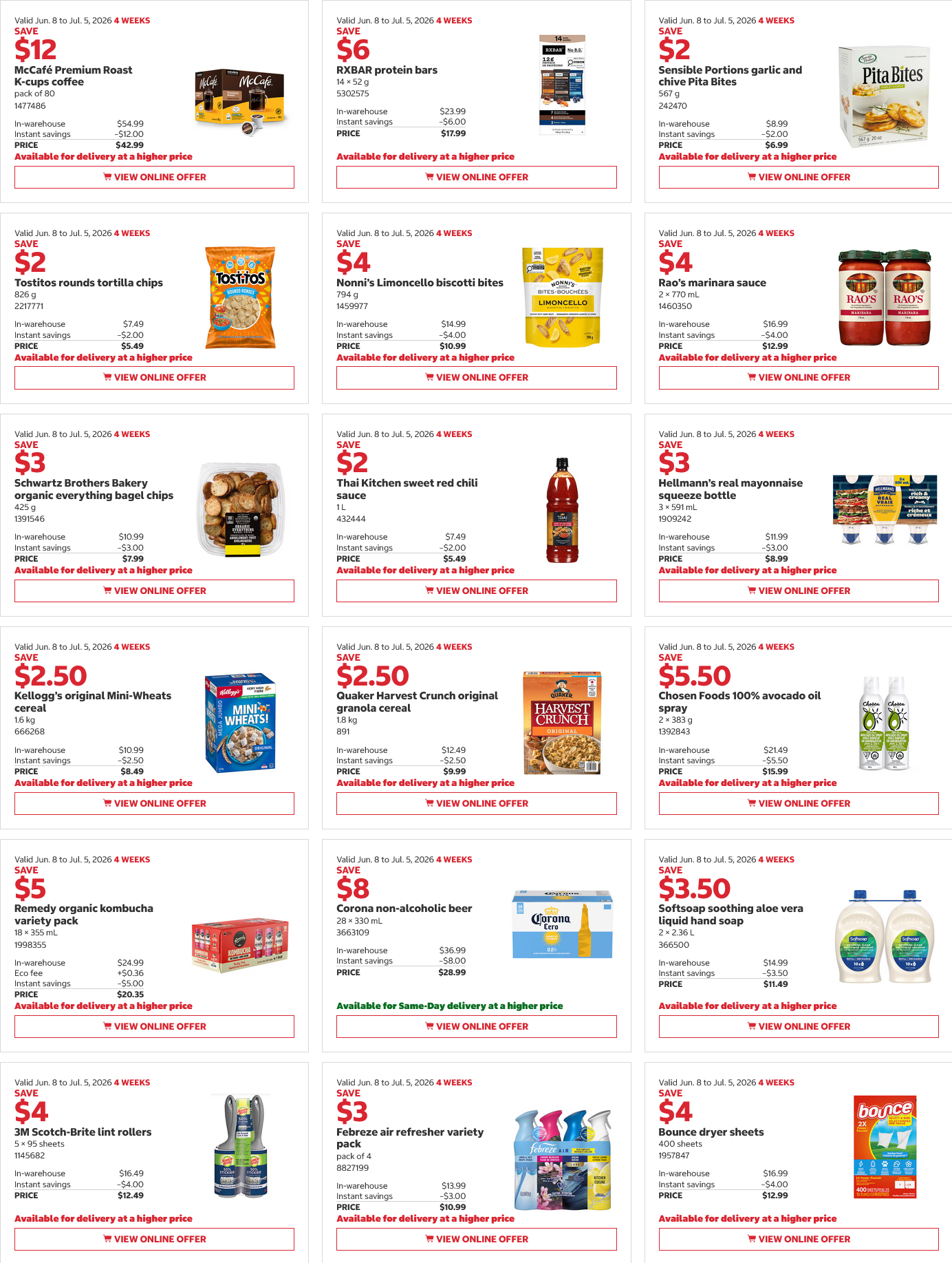 Costco June flyer sales