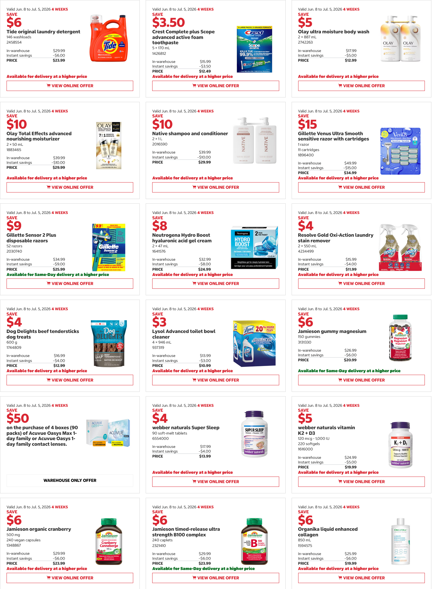 Costco June flyer sales