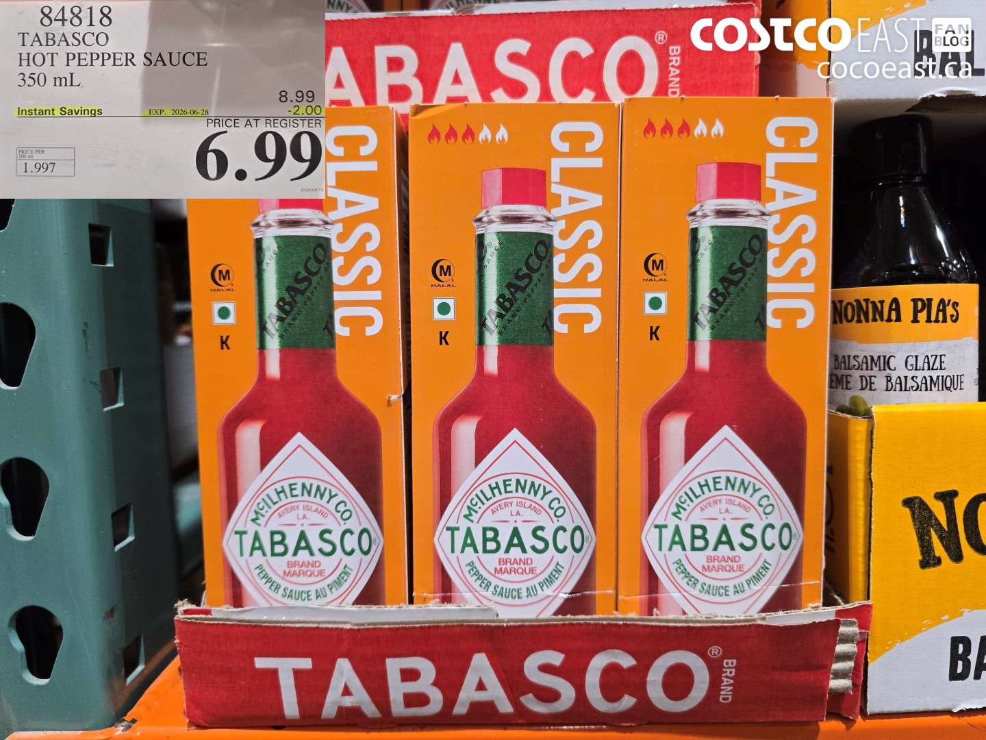 TABASCO HOT PEPPER SAUCE 350 ML