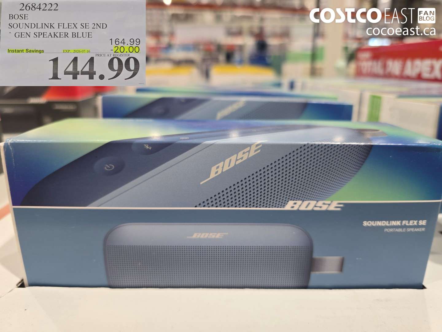BOSE SOUNDLINK FLEX SE 2ND GEN SPEAKER BLUE