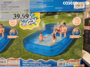 H2OGO! FAMILY LOUNGE POOL 10' X 7'2" X 27"