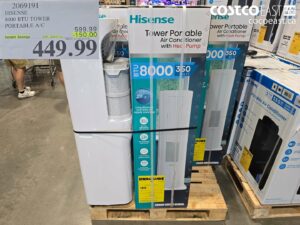 HISENSE 8000 BTU TOWER PORTABLE A/C