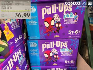 HUGGIES PULL-UPS PLUS BOYS 5T-6T PACK OF 84