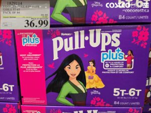 HUGGIES PULL-UPS PLUS GIRLS 5T-6T PACK OF 84