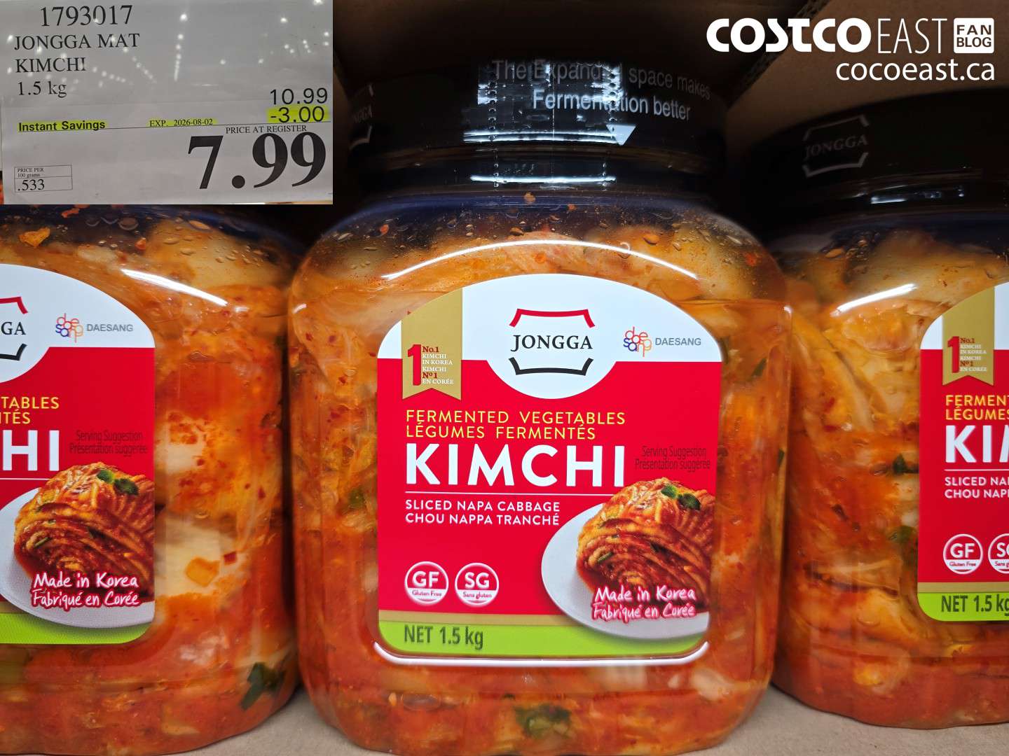JONGGA MAT KIMCHI 1.5 KG