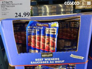 KIRKLAND SIGNATURE BEEF WIENERS 1.72 KG