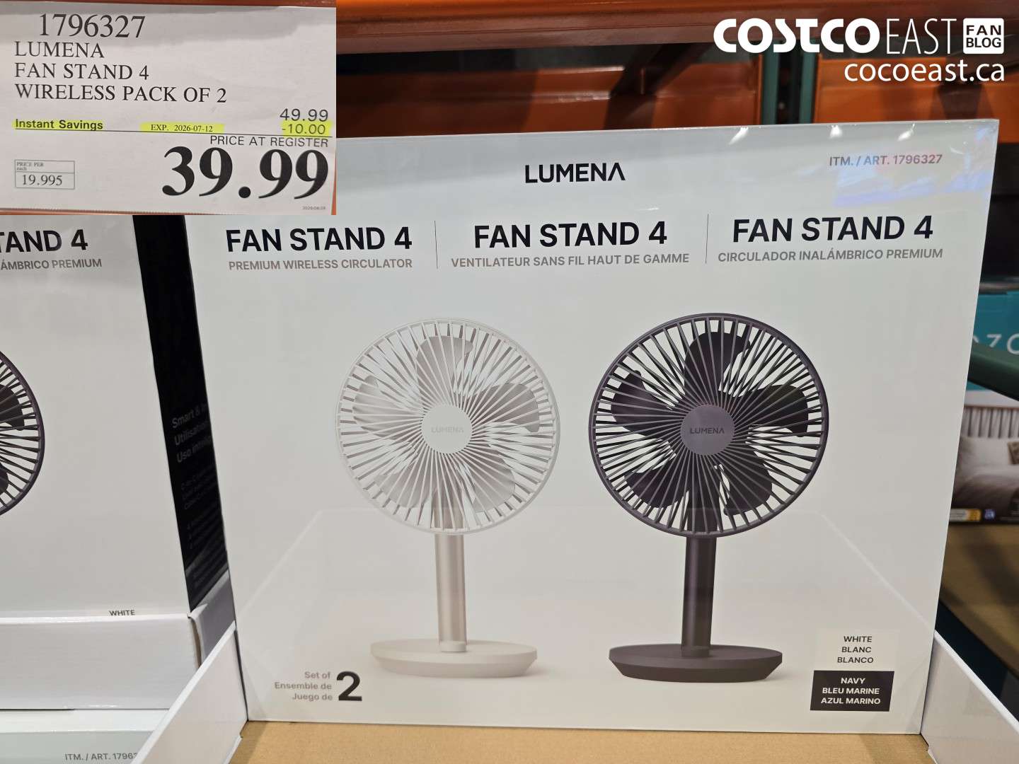 LUMENA FAN STAND 4 WIRELESS PACK OF 2