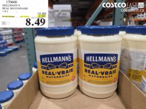 HELLMANN'S REAL MAYONNAISE 1.8 L