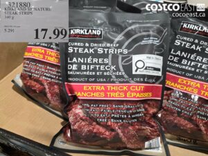 KIRKLAND SIGNATURE STEAK STRIPS 340 G