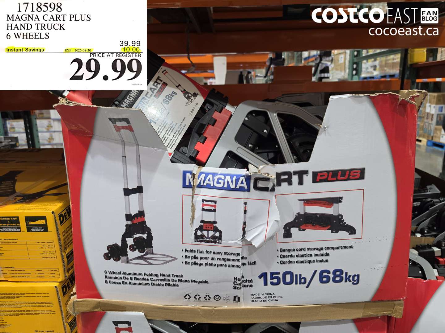 MAGNA CART PLUS HAND TRUCK 6 WHEELS