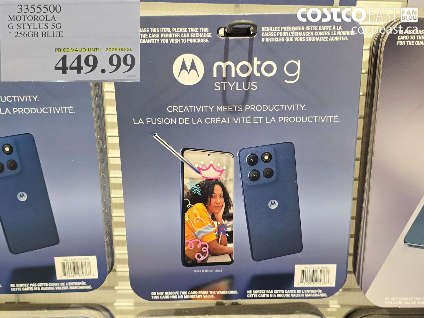MOTOROLA G STYLUS 5G 256GB BLUE