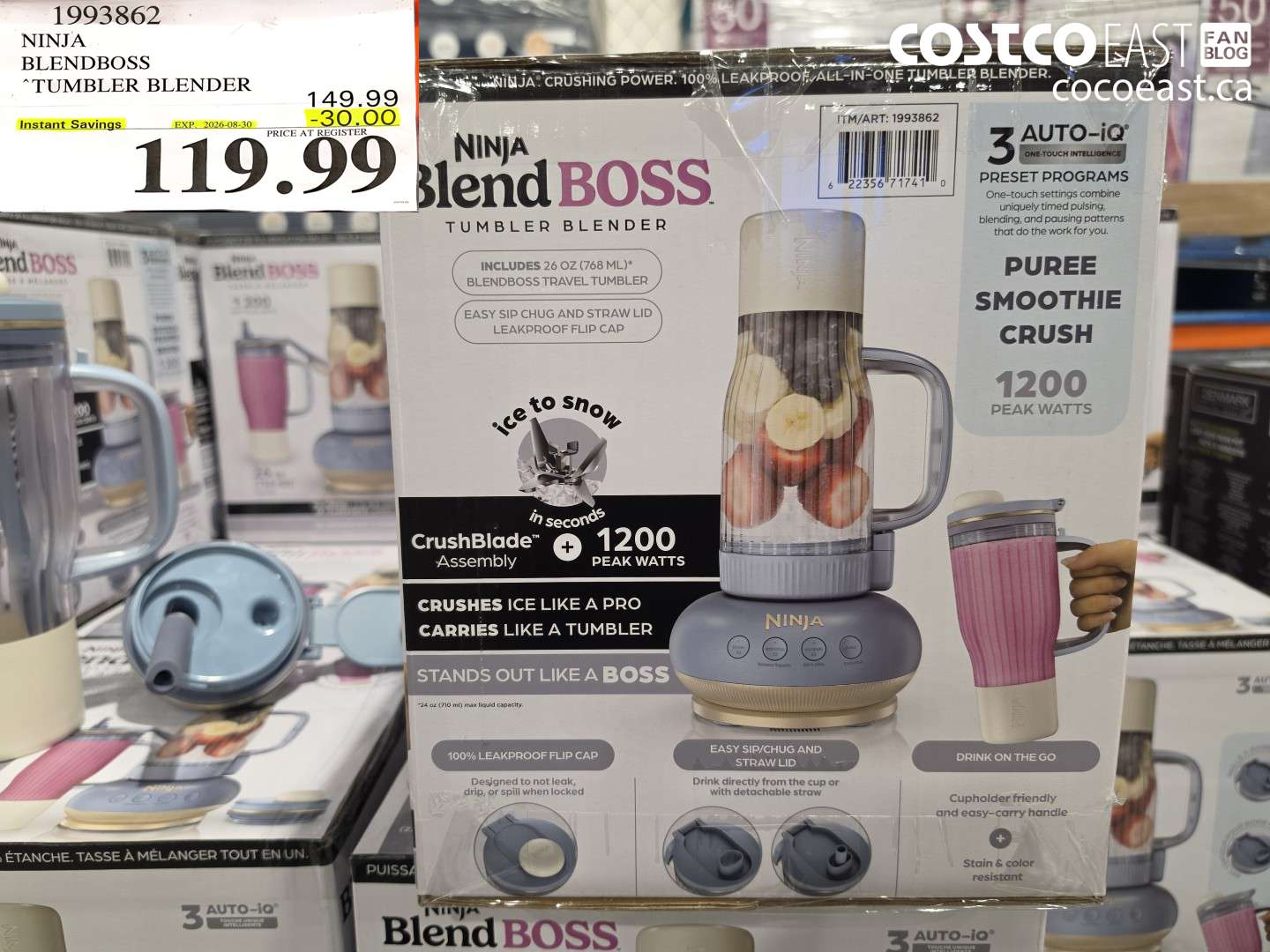 NINJA BLENDBOSS TUMBLER BLENDER