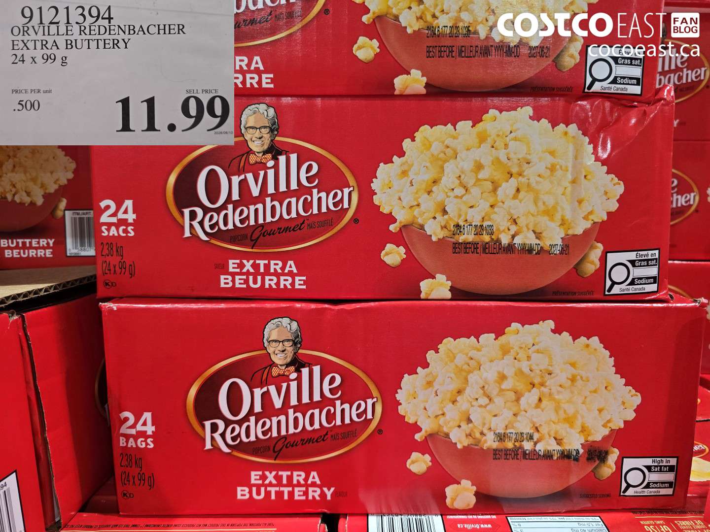 ORVILLE REDENBACHER EXTRA BUTTERY 24 X 99 G