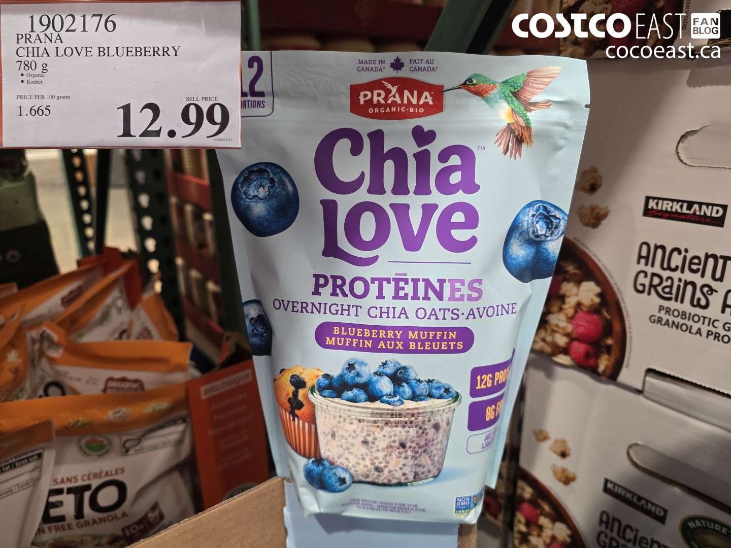 PRANA CHIA LOVE BLUEBERRY 780 G