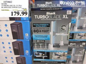 SHARK TURBOBLADE XL ULTRA BLADELESS TOWER FAN