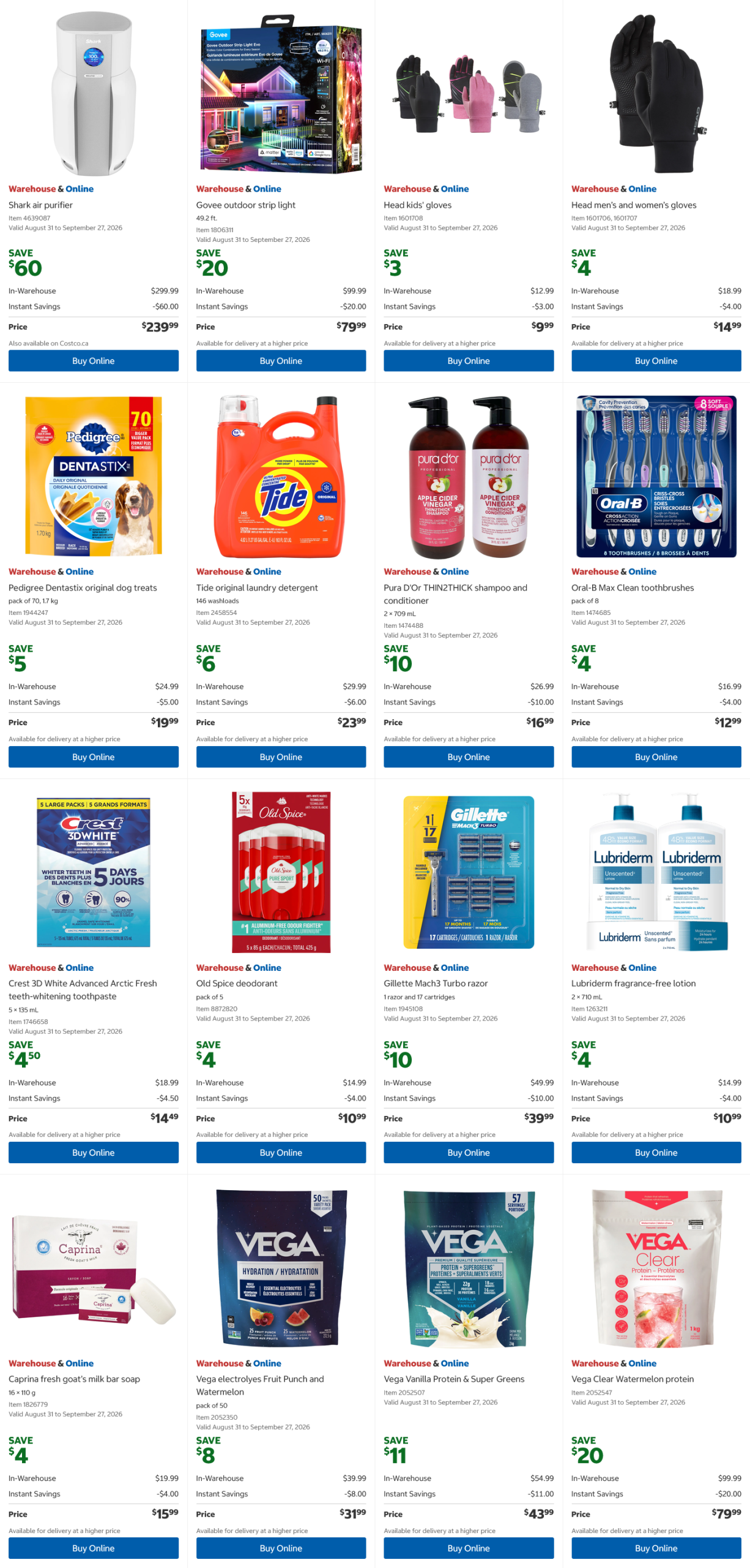 Costco flyer sales