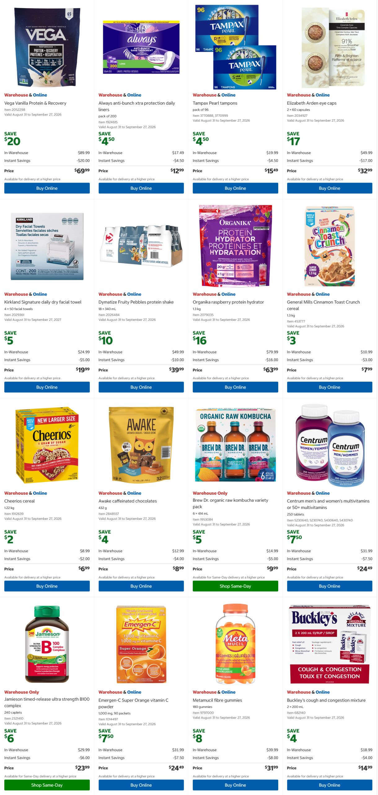 Costco flyer sales