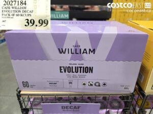 CAFE WILLIAM EVOLUTION DECAF PACK OF 60 KCUPS