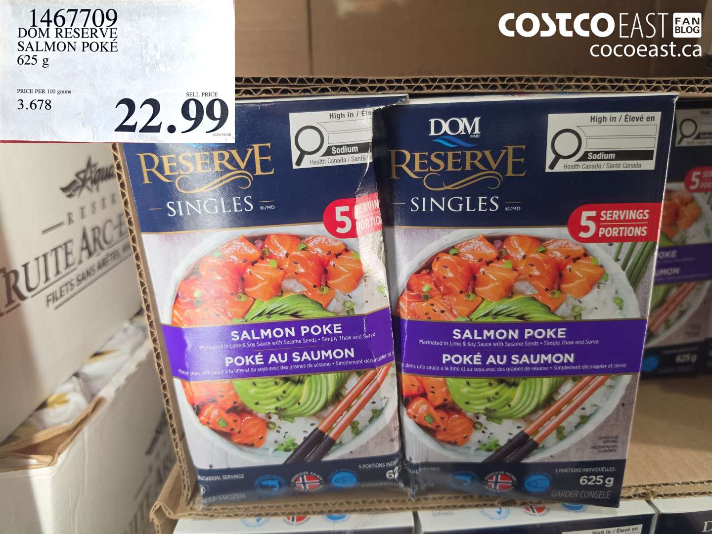 DOM RESERVE SALMON POKE 625 G