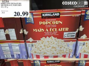 KIRKLAND SIGNATURE MICROWAVE POPCORN 44 X 93 G