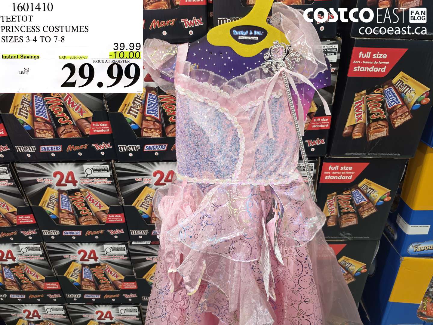 TEETOT PRINCESS COSTUMES SIZES 3-4 TO 7-8