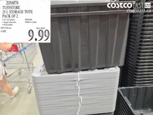 TUFFSTORE 25 L STORAGE TOTE PACK OF 2