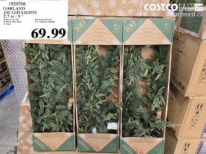 GARLAND 100 LED LIGHTS 2.7 M / 9'