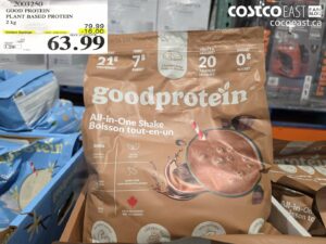 2003250 GOOD PROTEIN PLANT BASED PROTEIN 2 KG ($16.00 INSTANT SAVINGS EXPIRES ON 2026-10-25) $63.99