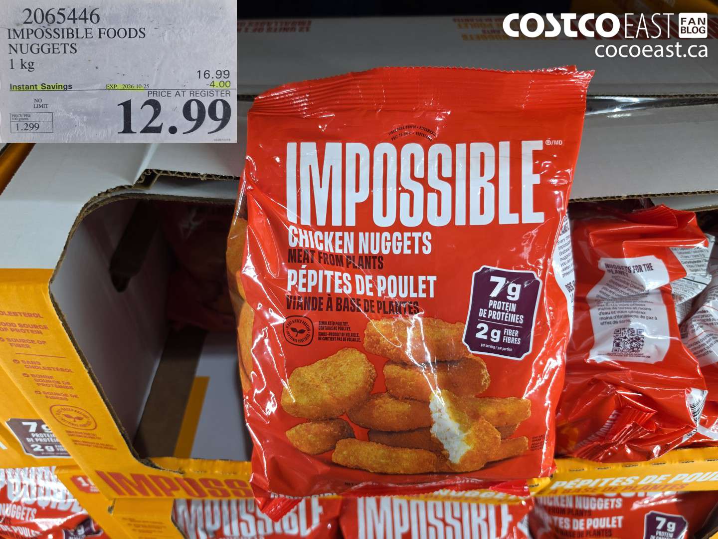 IMPOSSIBLE FOODS NUGGETS 1 KG
