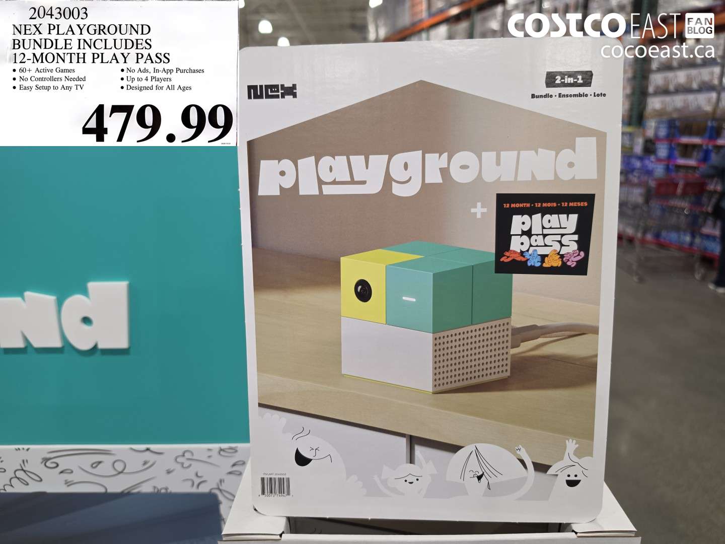 NEX PLAYGROUND BUNDLE INCLUDES 12-MONTH PLAY PASS