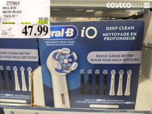 2777815 ORAL-B IO BRUSH HEADS PACK OF 7 ($12.00 INSTANT SAVINGS EXPIRES ON 2026-10-25) $47.99