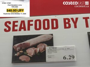 PORK BONELESS LOINS FULL CASE