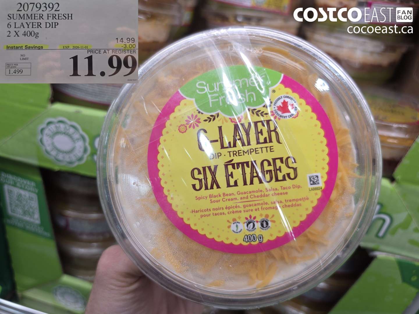SUMMER FRESH 6 LAYER DIP 2 X 400G