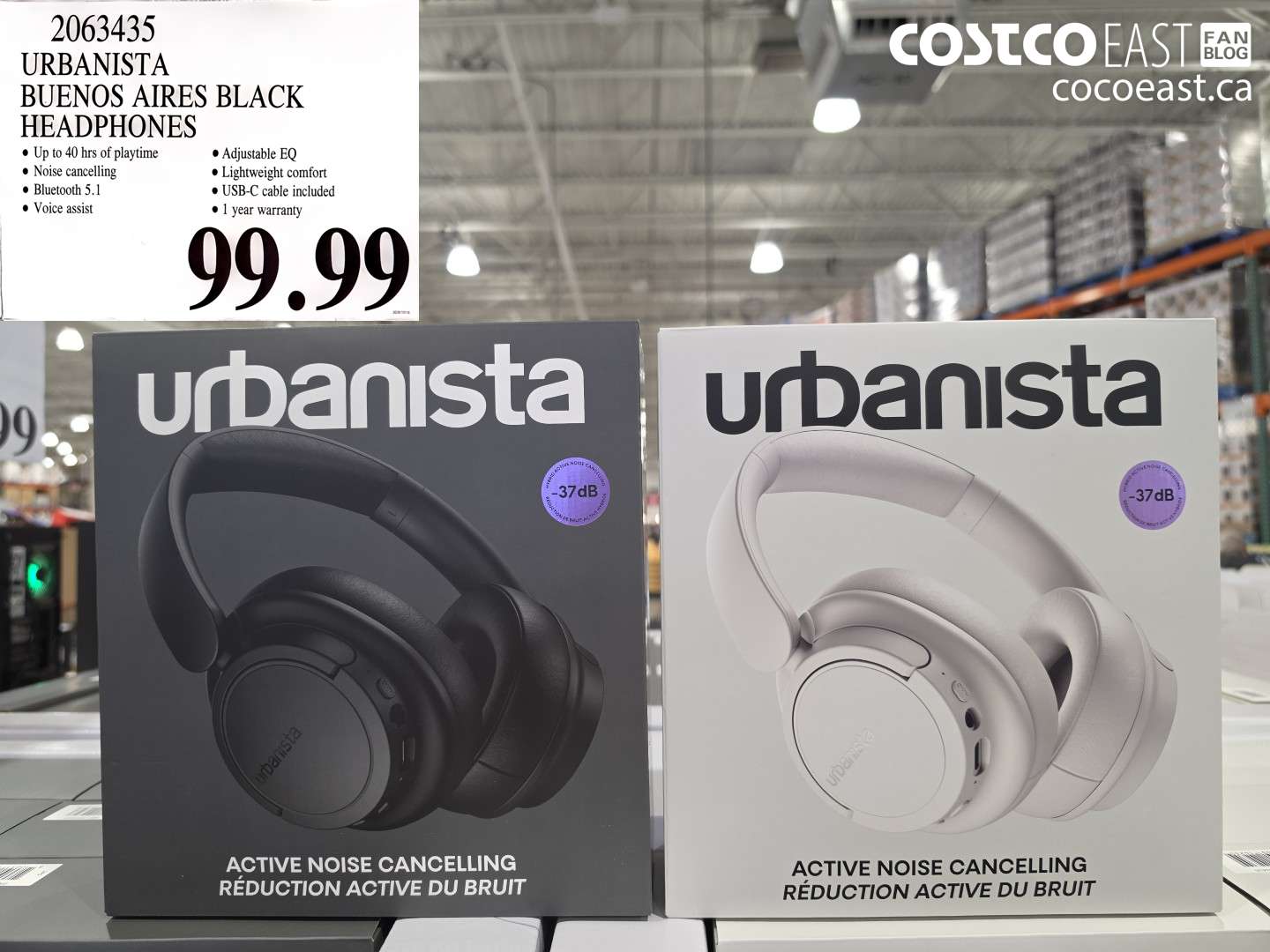 URBANISTA BUENOS AIRES BLACK HEADPHONES
